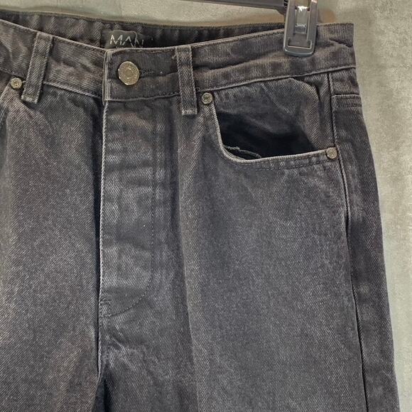 BOOHOOMAN Men's Black Tall Skinny Jeans SZ 30 - Picture 4 of 11